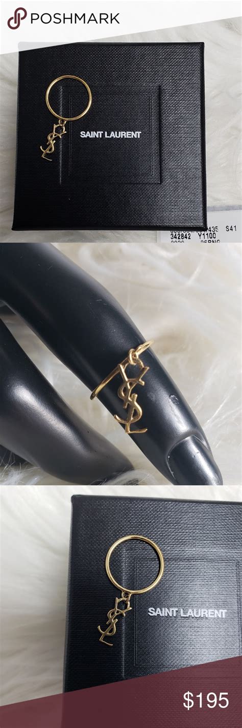 ysl ring monogram